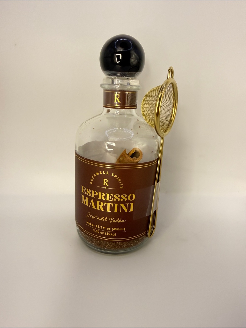 Rockwell Spirits Espresso Martini Mix - Brown & Gold Bottle - Picture 2 of 4